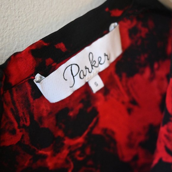 Silk Parker Womens Milly Long Sleeve Printed Boho Dress, Garland Valentines - Picture 10 of 10